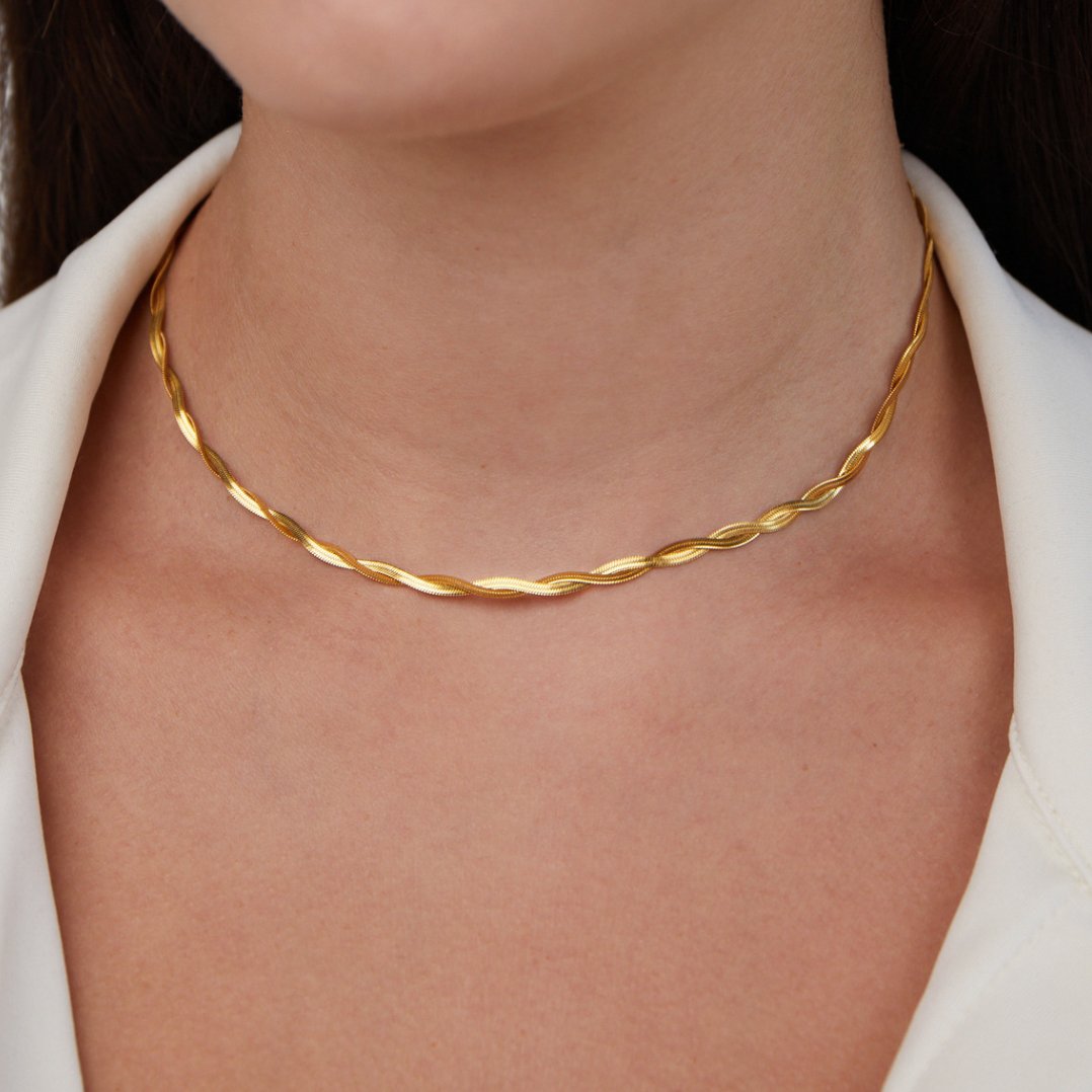 Collier Chiara z kvalitnej hadej retiazky