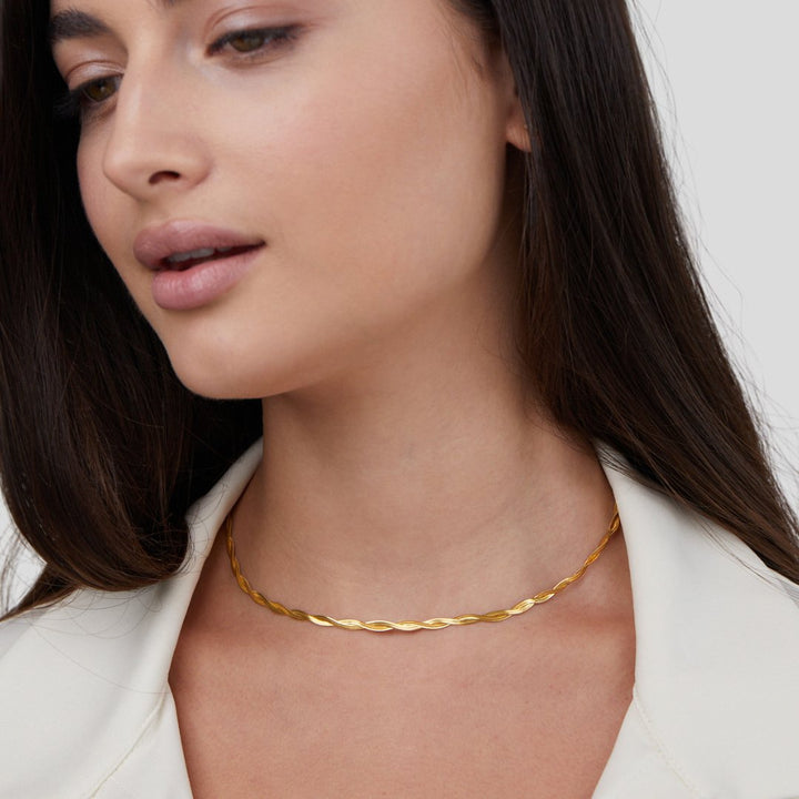 Collier Chiara z kvalitnej hadej retiazky