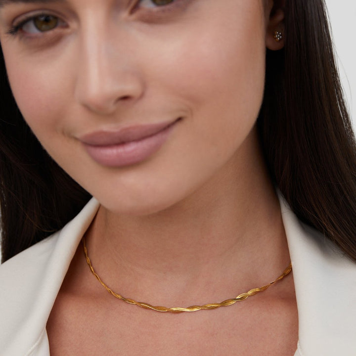 Collier Chiara z kvalitnej hadej retiazky