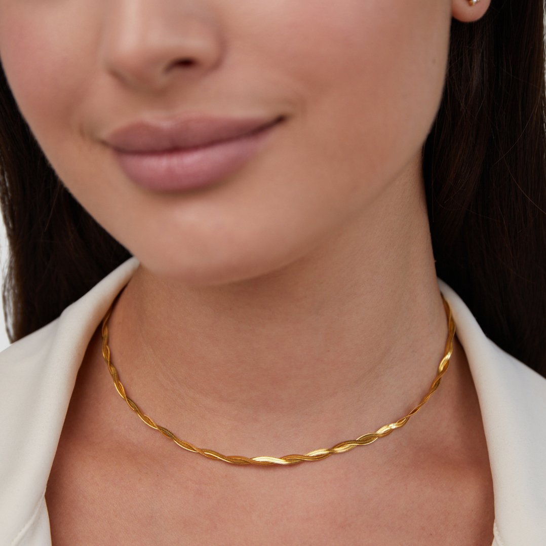 Collier Chiara z kvalitnej hadej retiazky