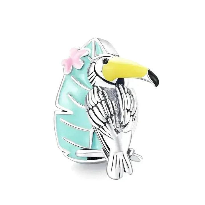 Charm Toucan multicolore - Maison Perle
