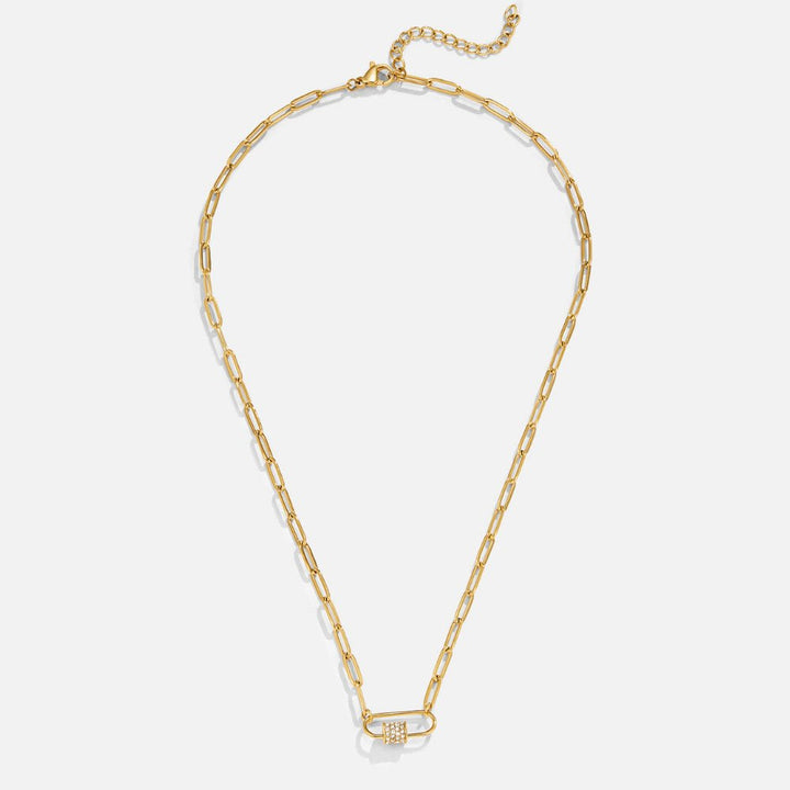 Collier avec pendentif v tvare kancelárskej sponky