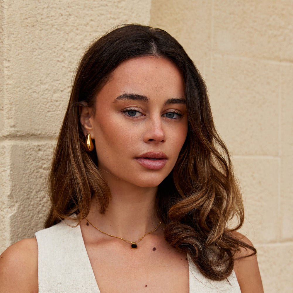 Boucles d’oreilles goutte Dakota dorées
