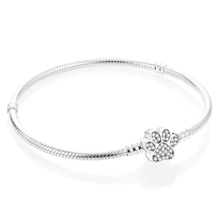 Bracelet avec Charm Empreinte de Chien