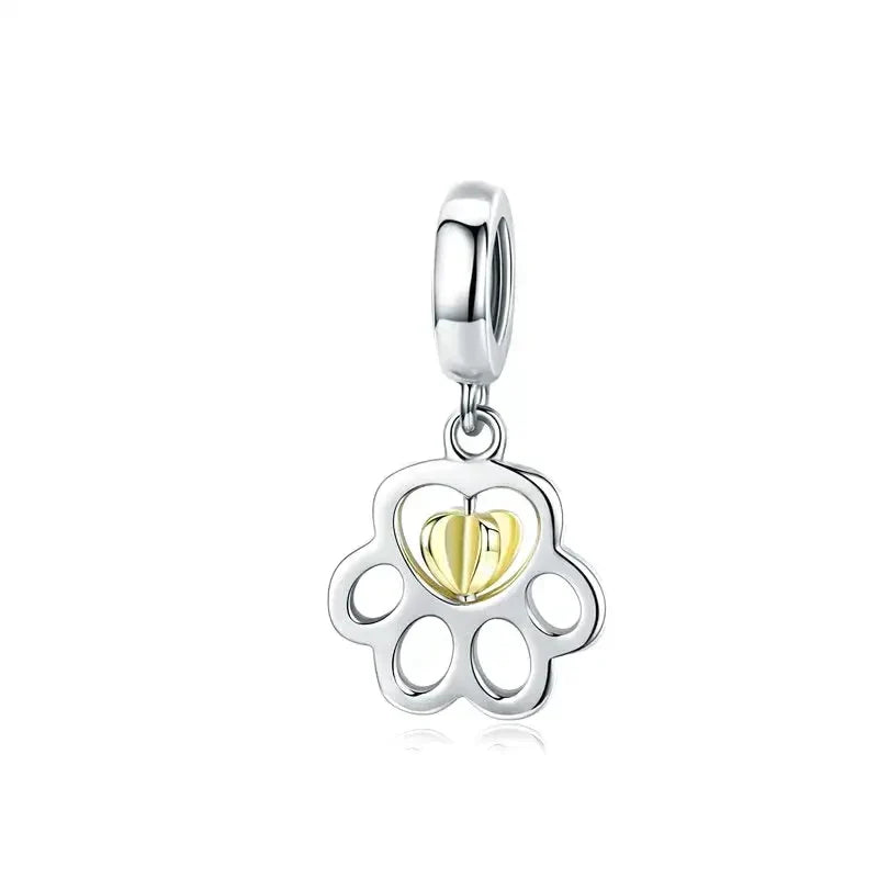 Charm Patte de chien - Maison Perle
