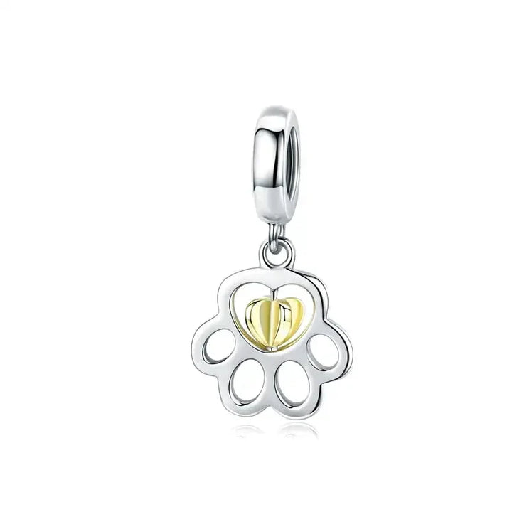 Charm Patte de chien - Maison Perle