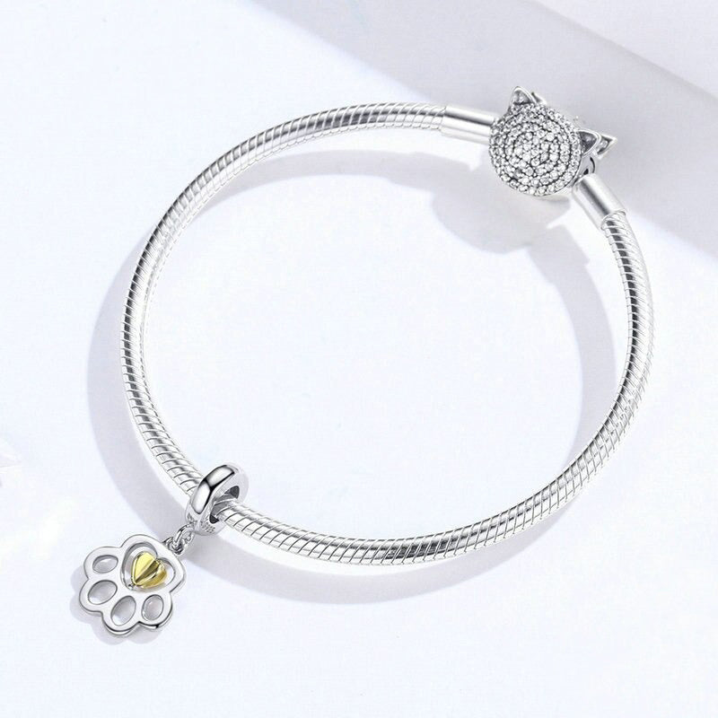 Charm Patte de chien - Maison Perle