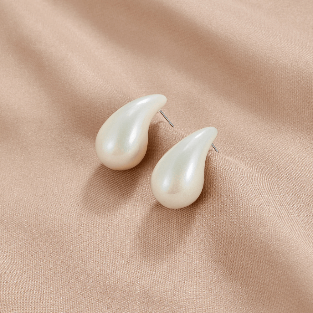 Boucles d’oreilles Elena goutte perlée