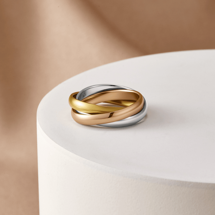 Bague Elena tricolore