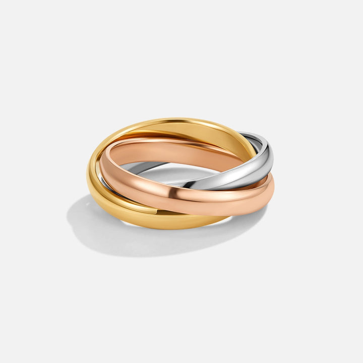 Bague Elena tricolore