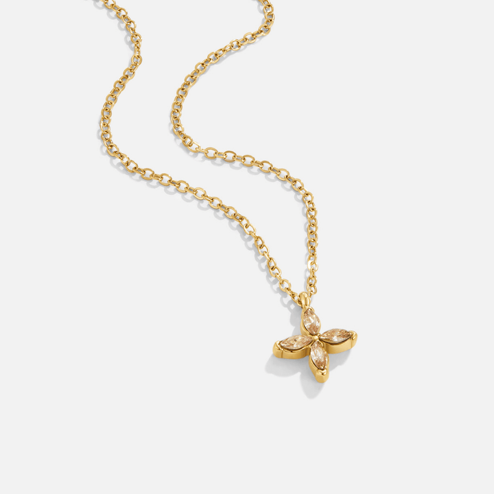 Elowyn en cristal kvetinový collier