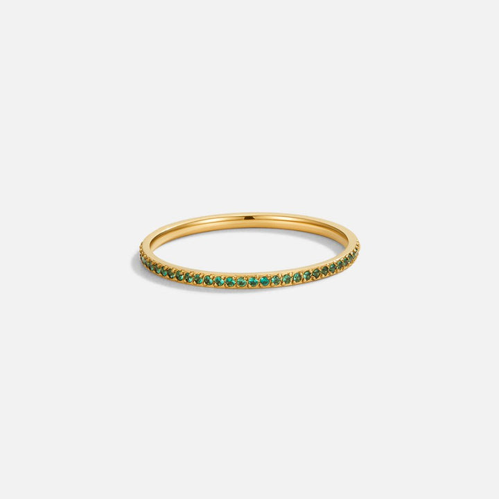 Bague cristal Smaragdova éternité