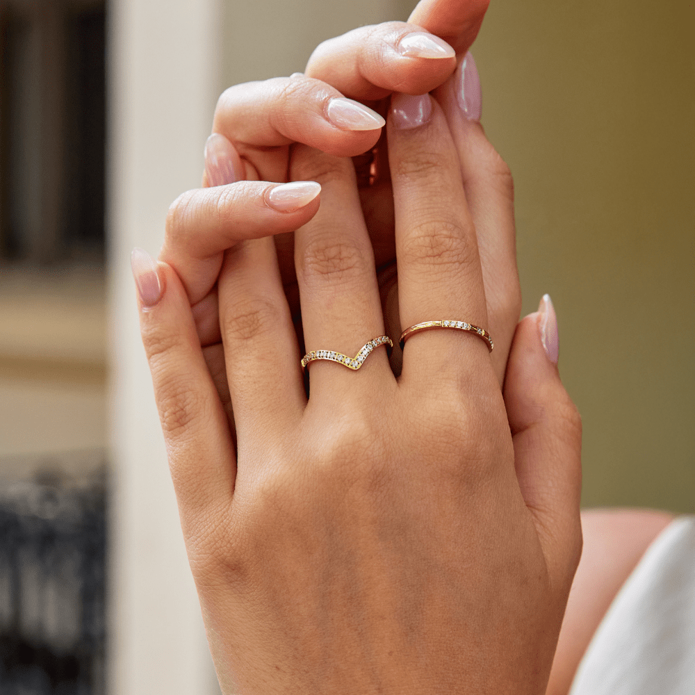 Bague éternelle couronne cristal