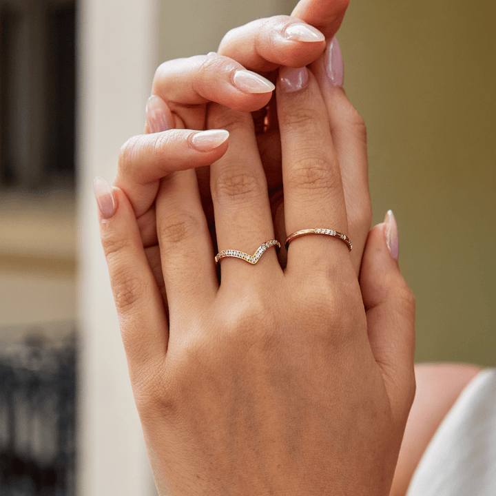 Bague éternelle couronne cristal