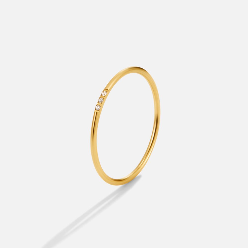 Bague set Eula or cristal
