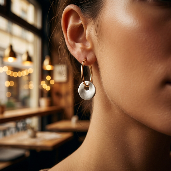 Boucles d’oreilles élégantes faites main