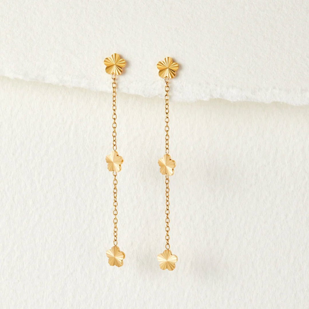 Boucles d’oreilles Flower Power à pétales
