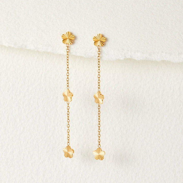 Boucles d’oreilles Flower Power à pétales