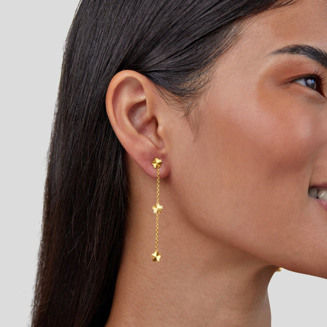 Boucles d’oreilles Flower Power à pétales