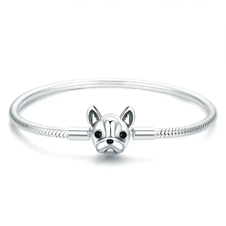 Bracelet avec Charm Bouledogue Français