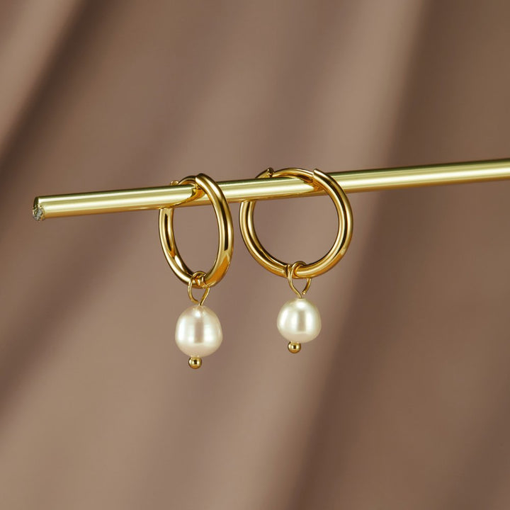Boucles d’oreilles Bella en perles d’eau douce