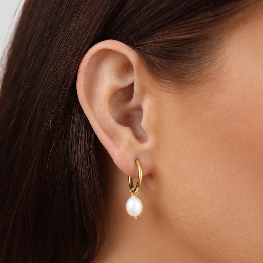 Boucles d’oreilles Bella en perles d’eau douce