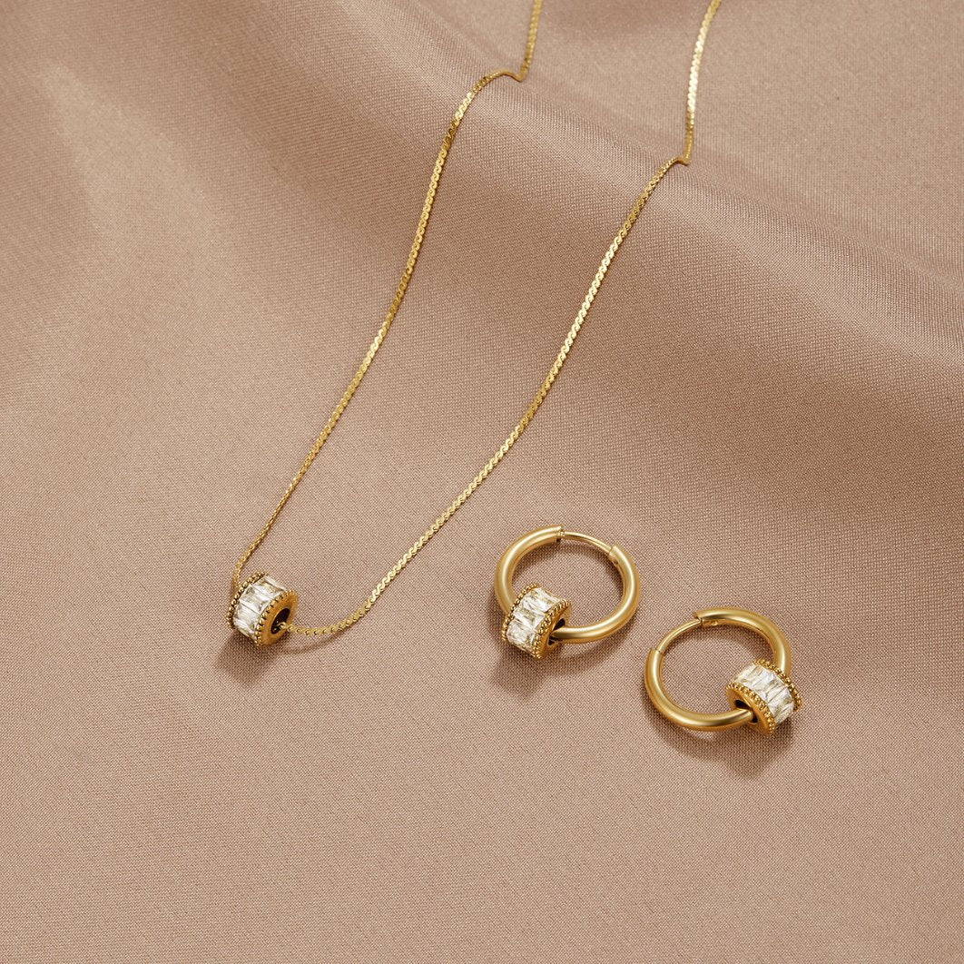 Gigi set plaqué or 18K