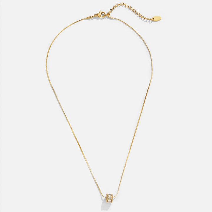 Gigi collier en cristal plaqué or 18K