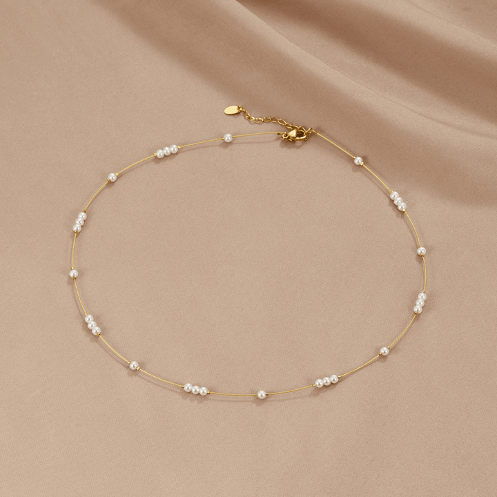 Gigi de perles choker collier
