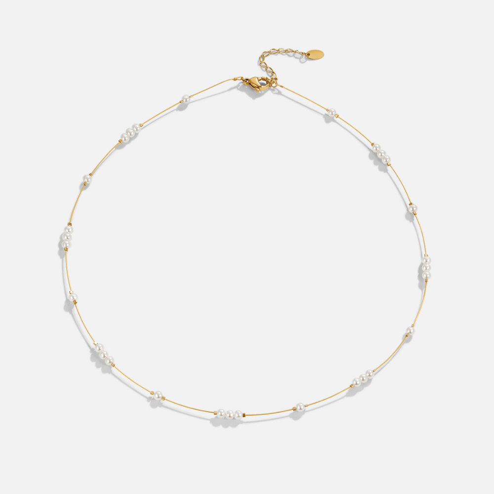 Gigi de perles choker collier