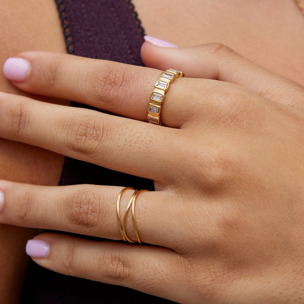 Bague Gigi carrée cristal