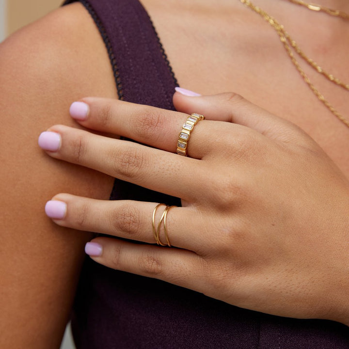 Bague Gigi carrée cristal