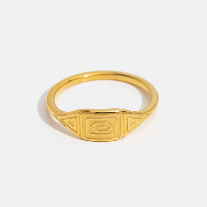 Bague dorée Adaline