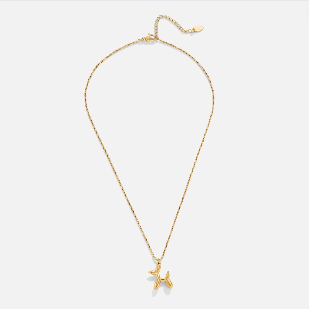 Doré Collier avec pendentif balónikového zvieratka