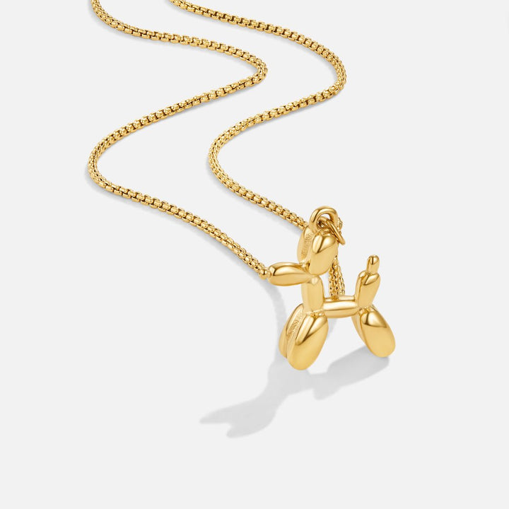 Doré Collier avec pendentif balónikového zvieratka
