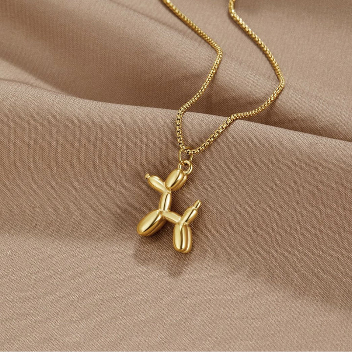 Doré Collier avec pendentif balónikového zvieratka