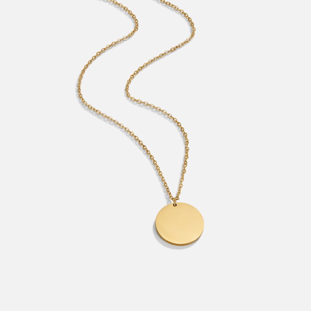 Collier so zlatou mincou