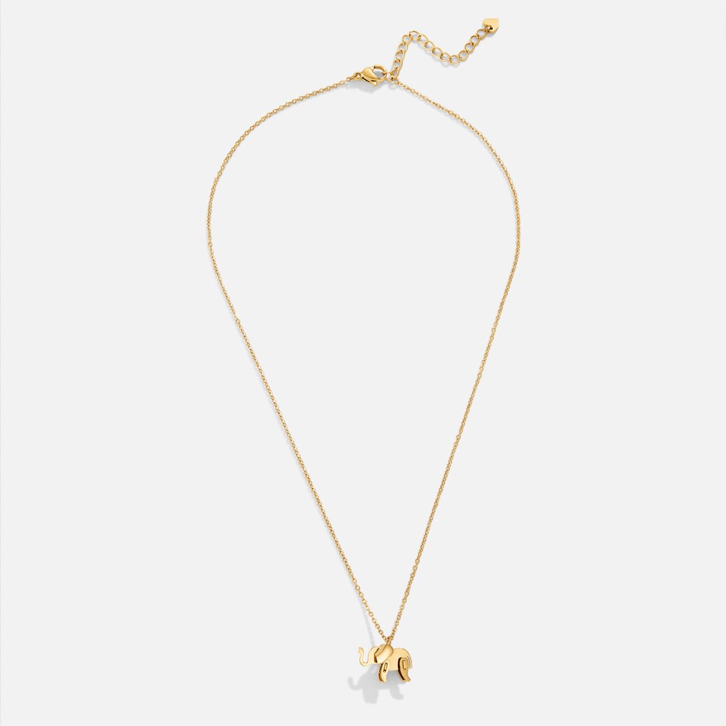 Collier doré so sloním príveskom