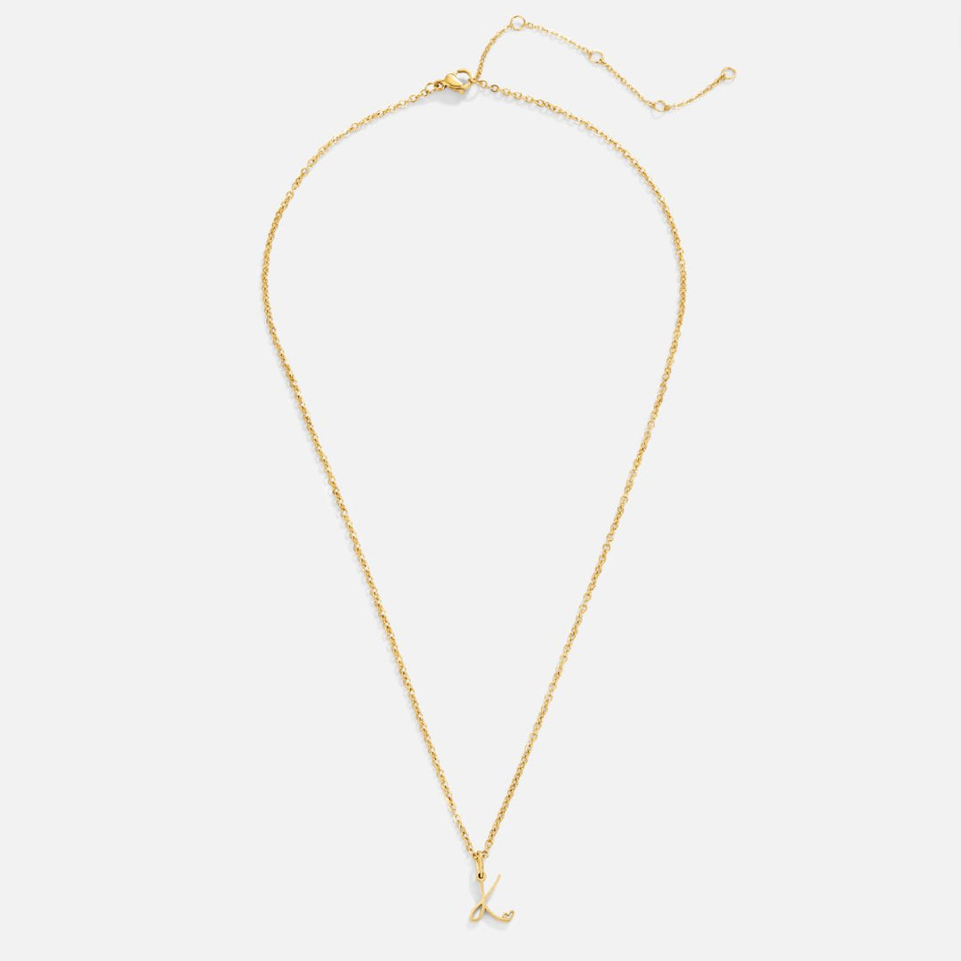 Collier cœur doré avec initiale