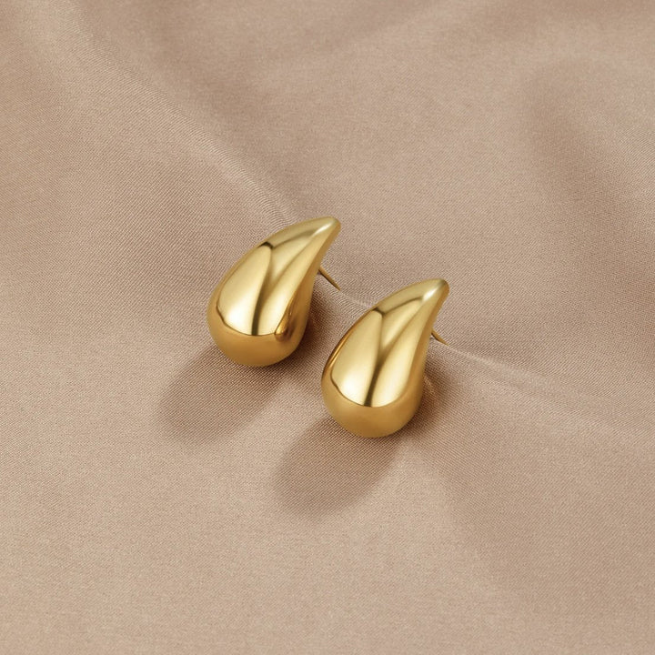 Boucles d’oreilles goutte dorées Amara