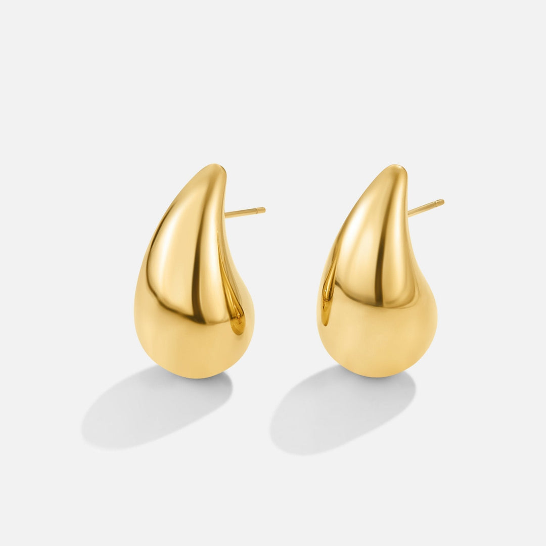 Boucles d’oreilles goutte dorées Amara