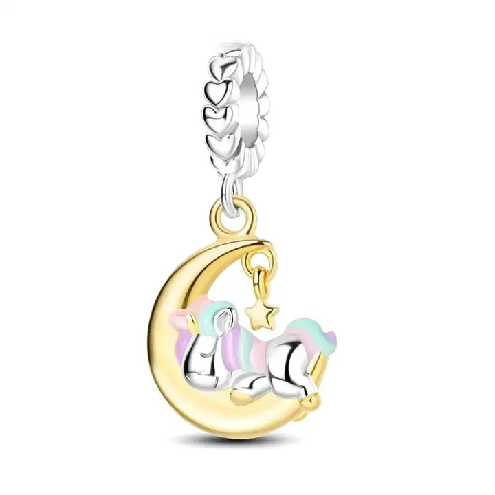 Charm Licorne doré - Maison Perle