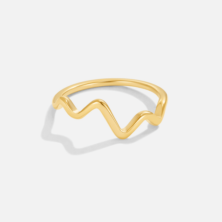 Bague dorée Zoe