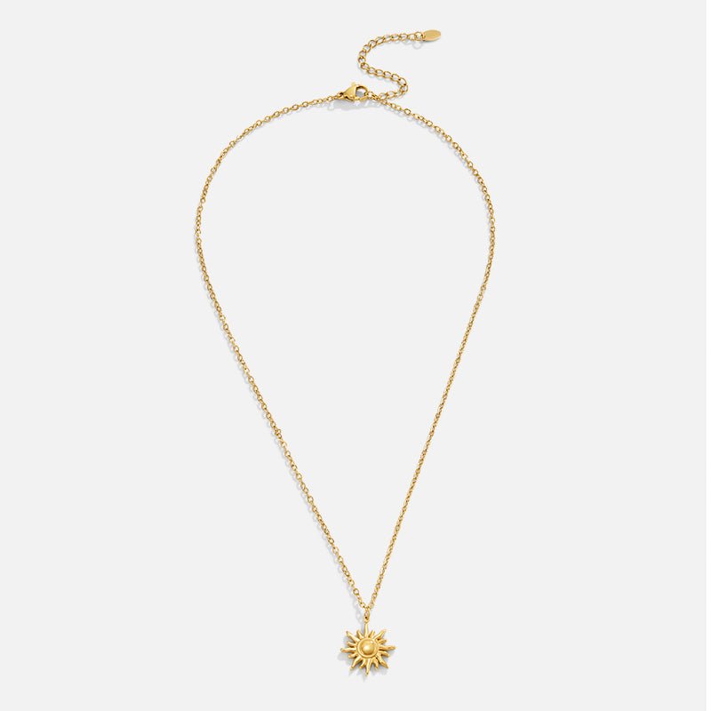Pendentif soleil doré