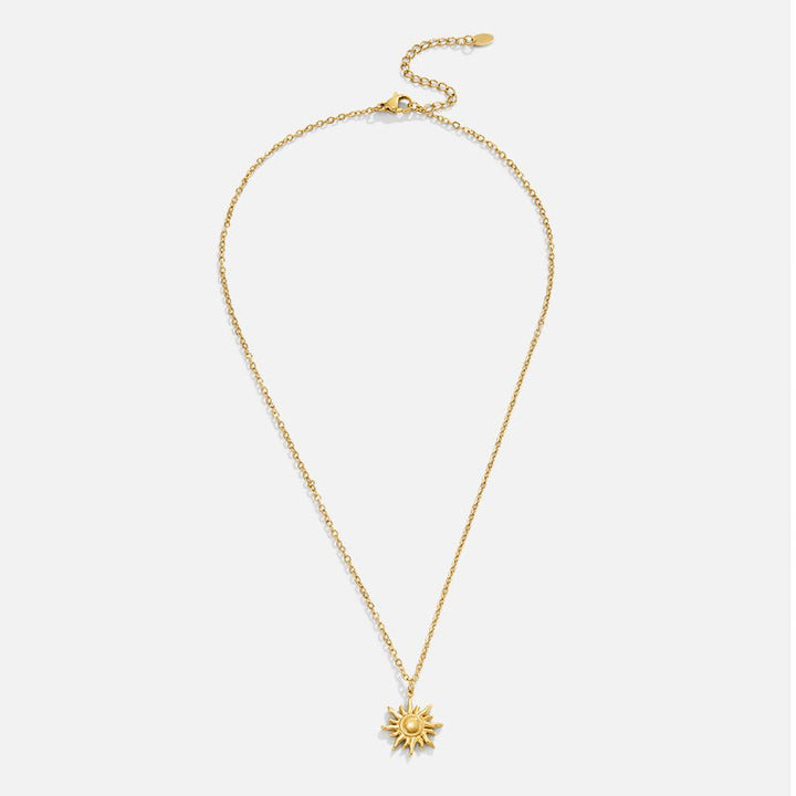 Pendentif soleil doré