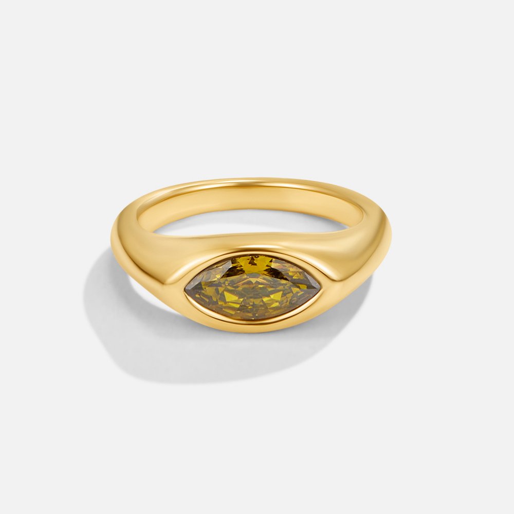 Bague verte Arizona cristal