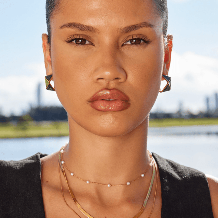 Boucles d’oreilles vertes Atlantis