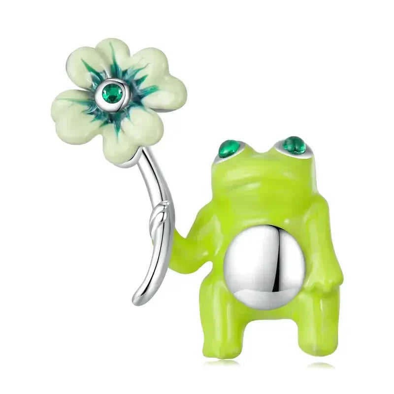 Charm Grenouille verte - Maison Perle