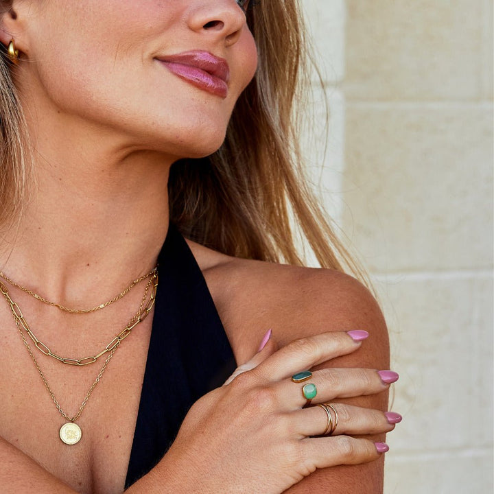 Bague verte saule