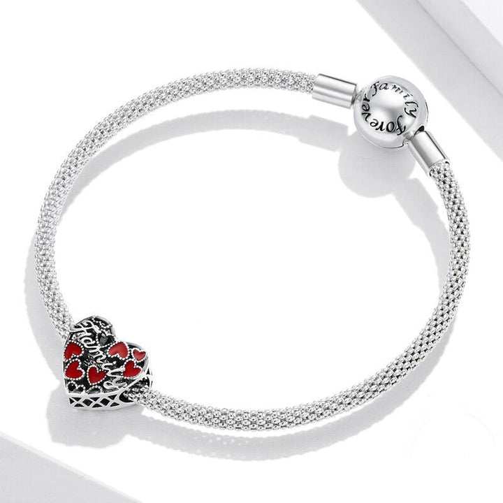 Charm Cœur Famille – Maison Perle
